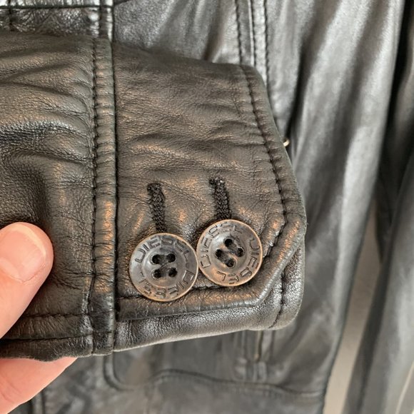 Diesel vintage leather jacket - Picture 6 of 14